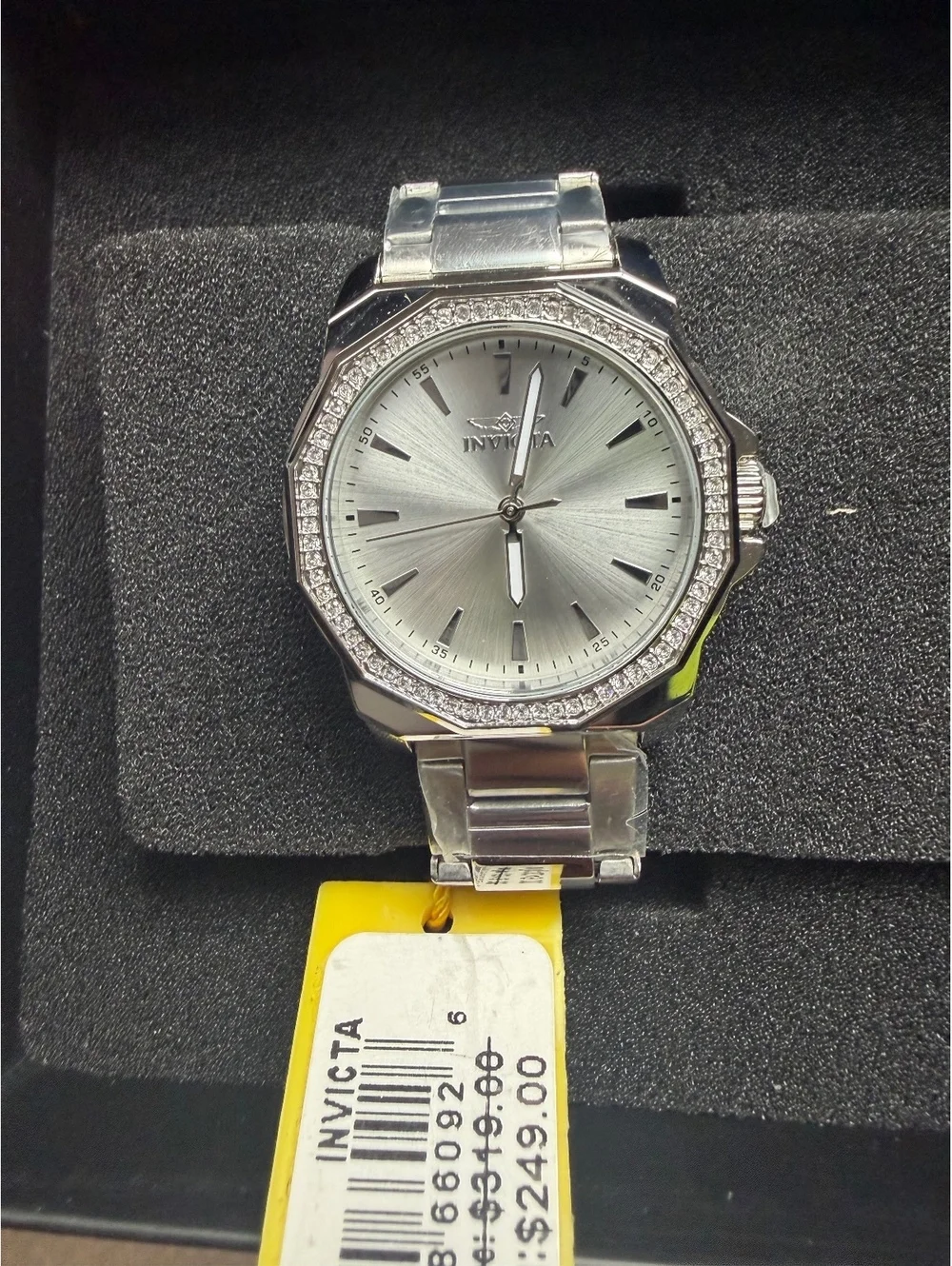 Invicta speedway glissade womans 34mm Wristwatch with Crystal Accent Bezel